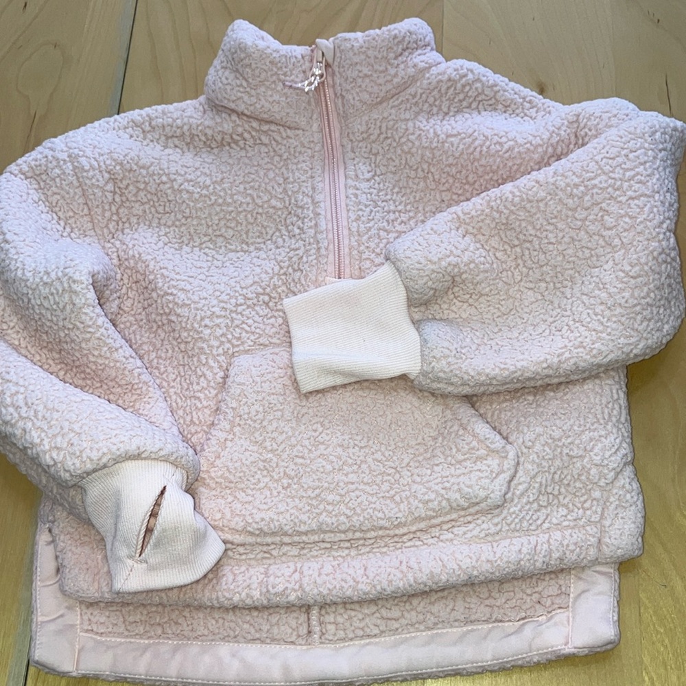 Sherpa Shearling Pink Sweatshirt |‎ All in Motion | X Small  (4/5)